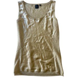 Saks Fifth Avenue Silk & Cashmere Cream Camisole Women's Size S